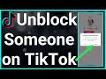 How To Unblock Someone On TikTok