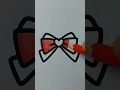 coloring page Bow tie