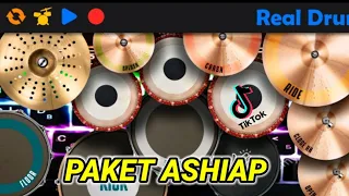 Download DJ PAKET ASHIAP REMIX - TIK TOK VIRAL 2021 FULLBASS | REAL DRUM COVER MP3