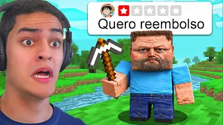 Testando as PIORES CÓPIAS de Minecraft!