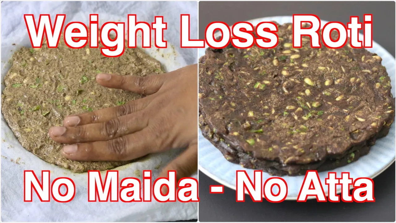 Diabetic Diet Roti For Weight Loss - No Atta-No Maida - Sprouts Ragi Millet Roti - High Protein Roti