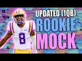 THE MOST UPDATED 1QB ROOKIE MOCK DRAFT - 2024 DYNASTY FANTASY FOOTBALL