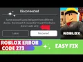 Fix Error Code 273 Roblox