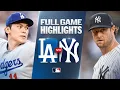 DODGERS vs YANKEES Full Game Highlights July 17 2026 MLB Season