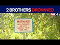 2 young Johnson County brothers drown in Brazos River