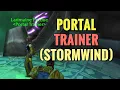 Stormwind Mage Portal Trainer WoW Classic