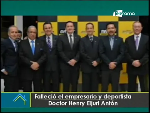 Falleció el empresario y deportista Doctor Henry Eljuri Antón