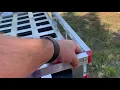 Harbor freight mobility wheelchair and scooter carrier assembly review and demonstration