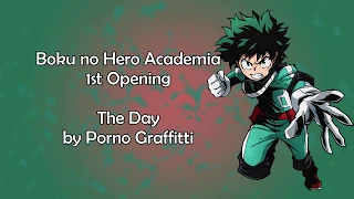 boku no hero academia op 1 the day lyrics