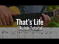 Download Lagu Frank Sinatra - That's Life (Ukulele Tutorial)