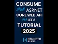 Consume ASP NET Core Web API NET 8 - Complete Tutorial 2025 Henneth Nexus