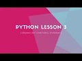Python lesson-3 Checking Out Conditional Statements If Else