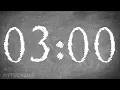 3 Minute Silent Timer with Alarm
