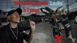 Cómo hacer un WHEELIE “caballito” lección #1