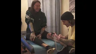 gets a tattoo