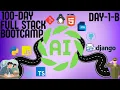 CHATGPT 100 Day Full Stack Developer BOOTCAMP Python TypeScript React Git Linux - DAY 1-b
