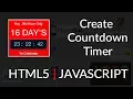 Create a Countdown Timer Easily HTML JavaScript