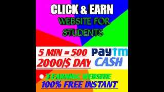 5mint 500 eran click u0026 eran instant eran mr noor tech refer and earn self earning online