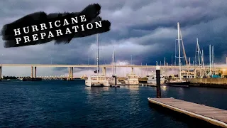 FOLLOWED BY A HURRICANE | Preparing our sailing catamaran to weather our first hurricane