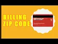 How to find the BILLING ZIP CODE for your Credit Card