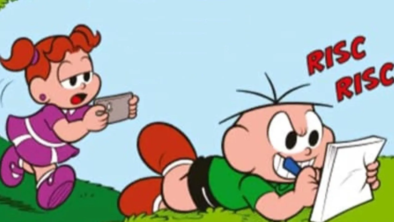 PERSISTÊNCIA OU TEIMOSIA? - QUADRINHOS DA TURMA DA MÔNICA