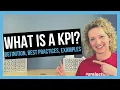 What is a KPI KPI MEANING KPI EXAMPLES