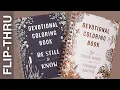 Devotional Coloring Books Christian Flip-Through