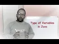 Type of Variables in Java Rupesh Dey