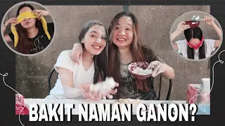 blindfold challenge with kim kyla macale ronabie rana