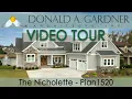 Craftsman house plan with four bedrooms and a two-story floor plan The Nicholette