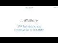1 OO ABAP - Introduction about OO ABAP