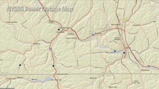 NYSEG Power Outage Map
