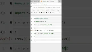 Multiply array in Numpy