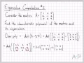 Linear Algebra Example Problems - Eigenvalue Computation