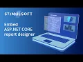 Embed ASP NET report designer to applications 2022