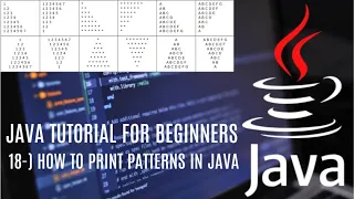 Java tutorial for beginners 18 How to Print Patterns in Java