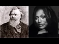 Jessye Norman sings Brahms - Gestillte Sehnsucht, from Two Songs, Op. 91 (1/2)