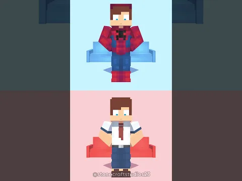1 or 2:4 friends is getting cuter every time🥰🥺📷-Minecraft Short Animation #trending #shorts