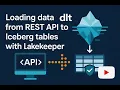 Loading data from REST API to Iceberg