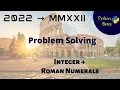 Convert Integer to Roman Number Python Bytes