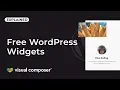 Guide to Free WordPress Widgets