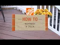 How To Refinish a Deck The Home Depot with thisoldhouse