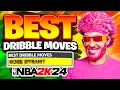 BEST DRIBBLE MOVES on NBA 2K24 SEASON 8 - DRIBBLE MOVES COMBOS FOR BEGINNERS