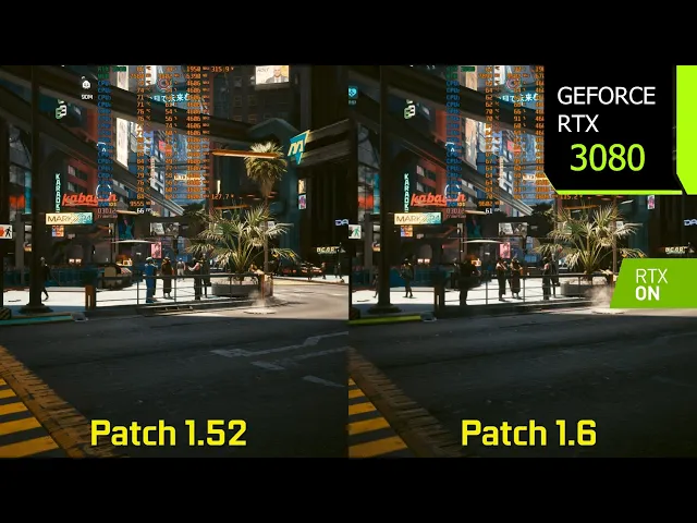 Cyberpunk 2077 - Patch 1.52 vs Patch 1.6 Performance/Graphics | RTX 3080 1440p DLSS 2.4 Quality