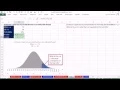 Excel 2013 Statistical Analysis Probabilities for Normal Bell Probability Distribution