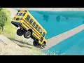 Mobil vs Suspension Bridge - BeamNG Drive