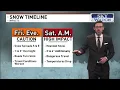Chief Meteorologist Jason Boyer has updated snow timing and totals for WNC