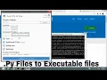 How to convert python file to executable file windows