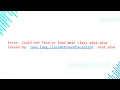 Error Could not find or load main class Caused by java lang ClassNotFoundException