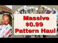 Hobby Lobby 0 99 Pattern Sale MASSIVE Sewing Pattern Haul